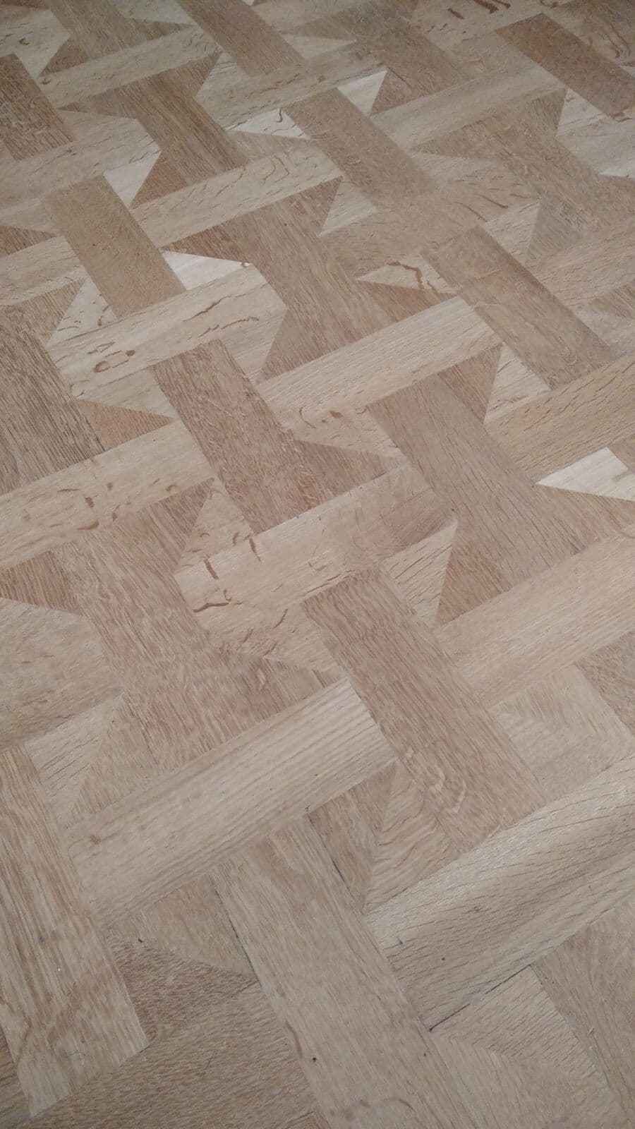 Паркет «корзинка» — крупный план укладки